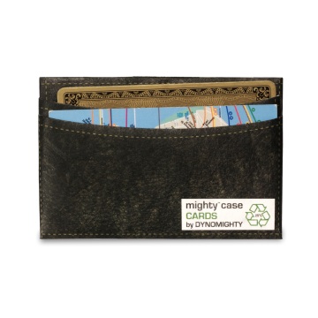 Dynomighty Mighty Card Case - Black Leather